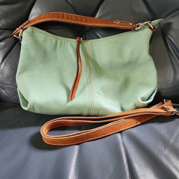 Roots Leather Handbag - Picture 2 of 13